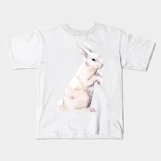 Rabit Cute Watercolor Kids T-Shirt